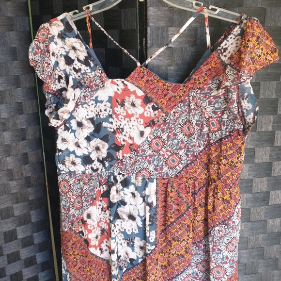 BCBG generation patchwork print maxi dress - Picture 10 of 11